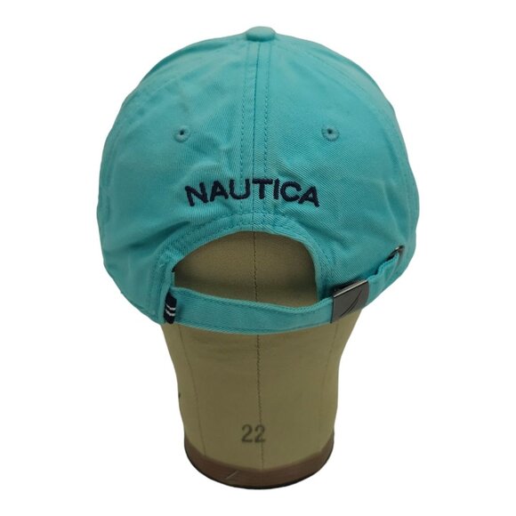 Nautica Logo Embroidered J Class Adjustable Cap 6 Panel Baseball Golf Hat - Picture 4 of 14